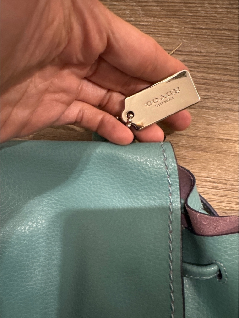 Coach Turquoise Mini Backpack - Picture 3 of 8